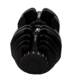 Dumbbell Halter Gallant Regulável Anilhas 40Kg Com Base Elite Pro  (GDB40R0A-PT)